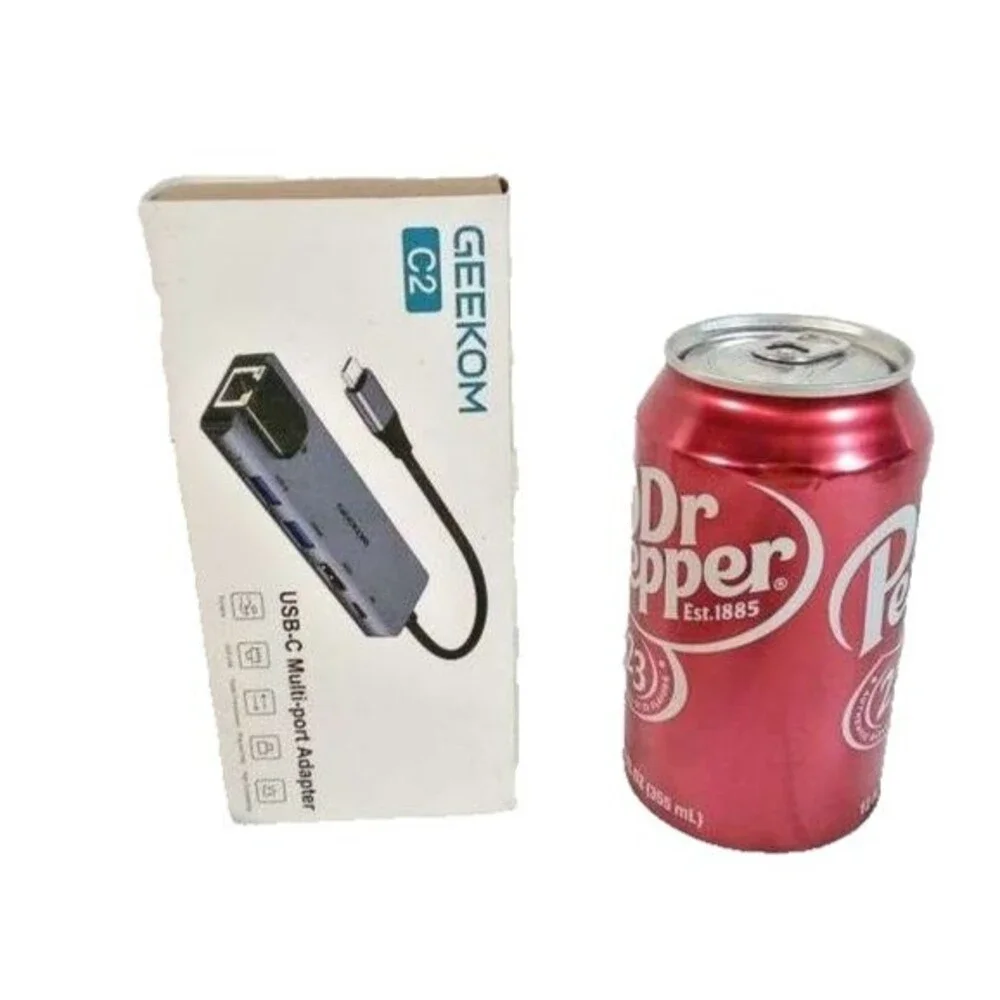Geekom C2 USB‑C Multi‑Port Adapter (5‑in‑1 Hub)